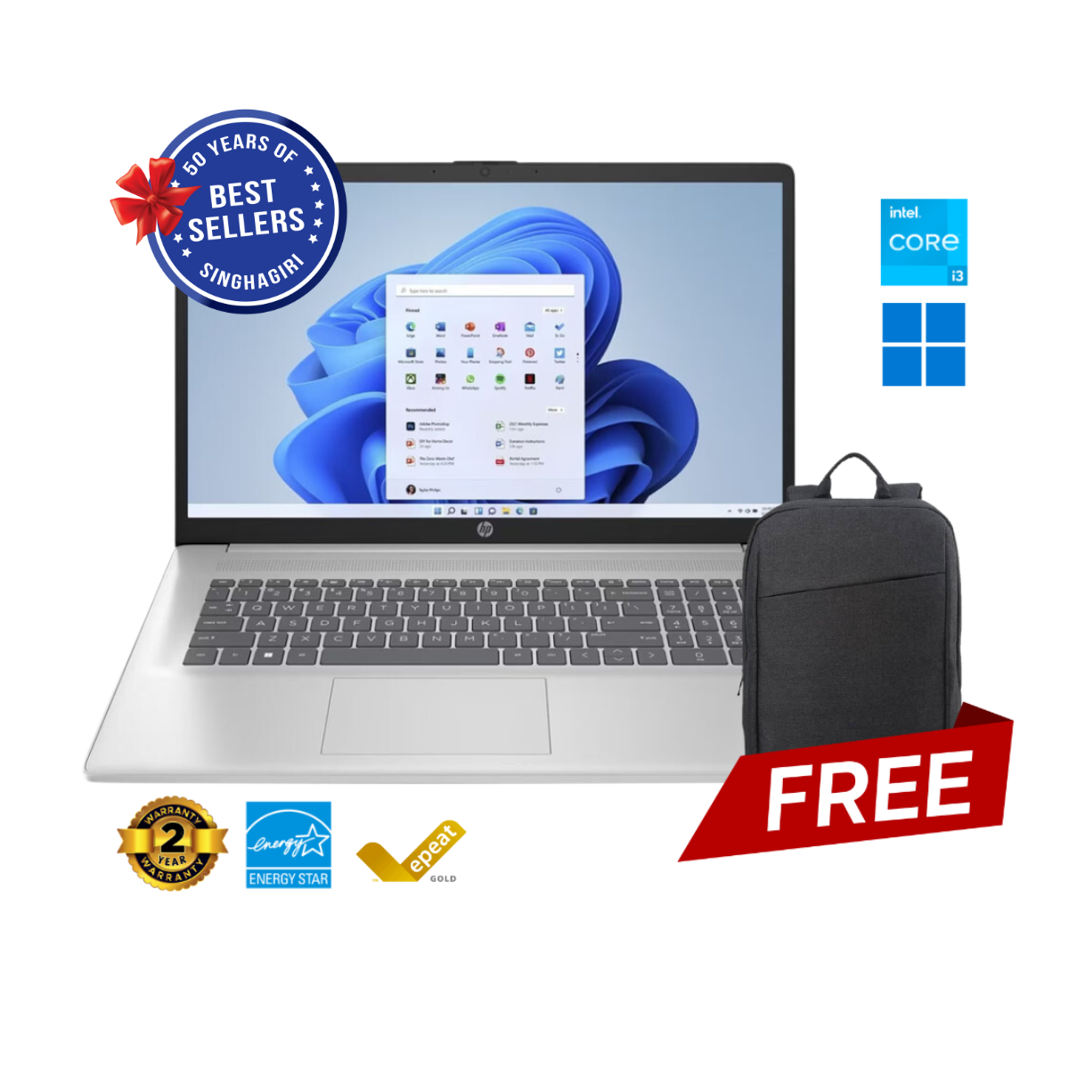 12 Gb Hp I3 Laptop With Graphics Card HP 240 G7 [INTEL CORE I3